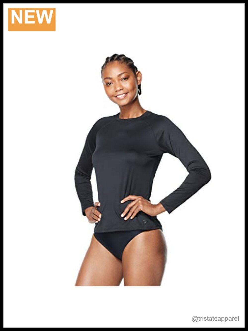 Speedo Women's UV Swim Shirt Long Sleeve Rashguard UPF 50+ Quick Dry